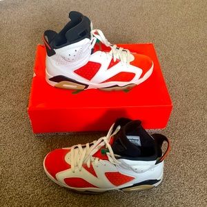 Jordan 6 Retro- Summit White/Team Orange-Black